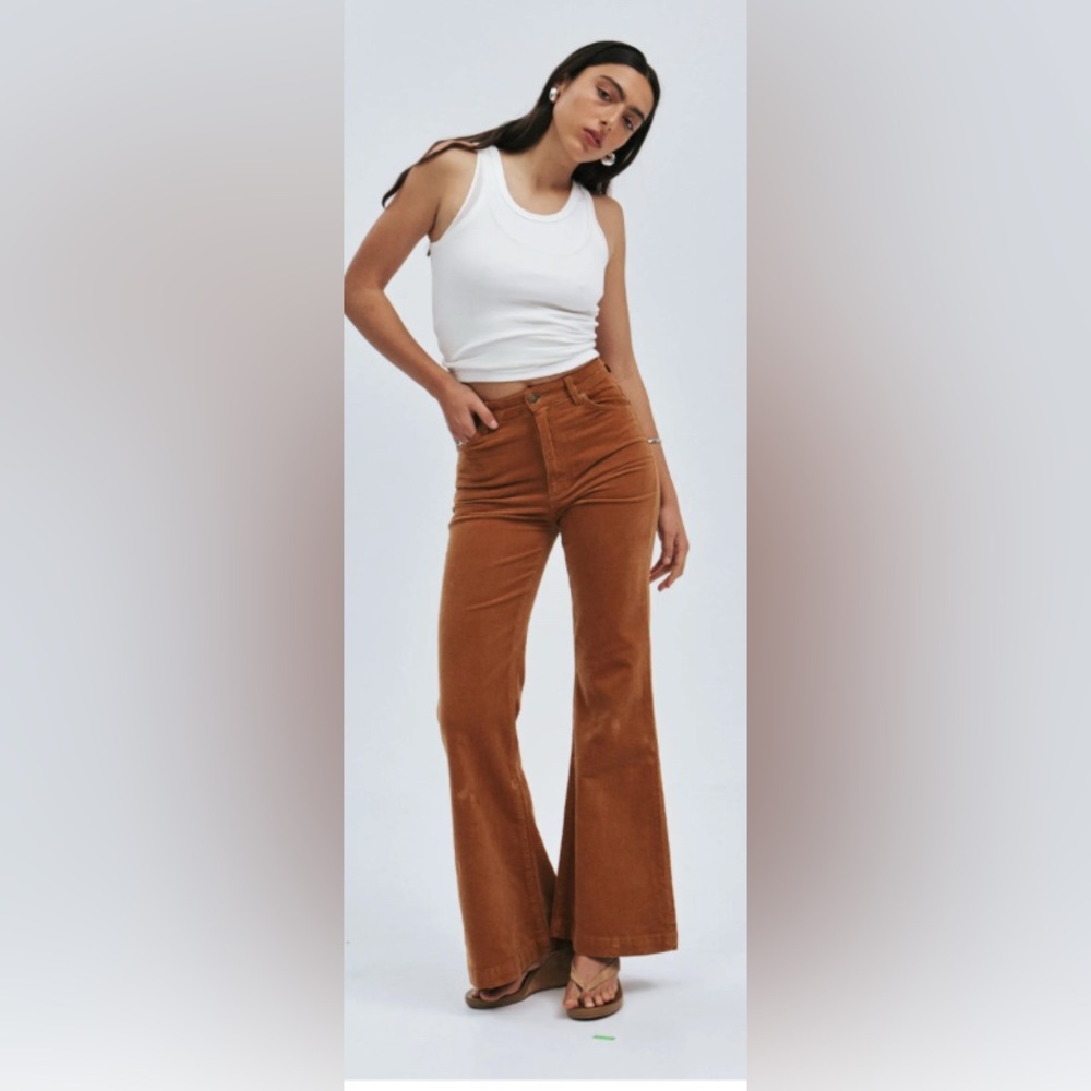 Rolla's Corduroy Eastcoast High-Rise Flare Jeans